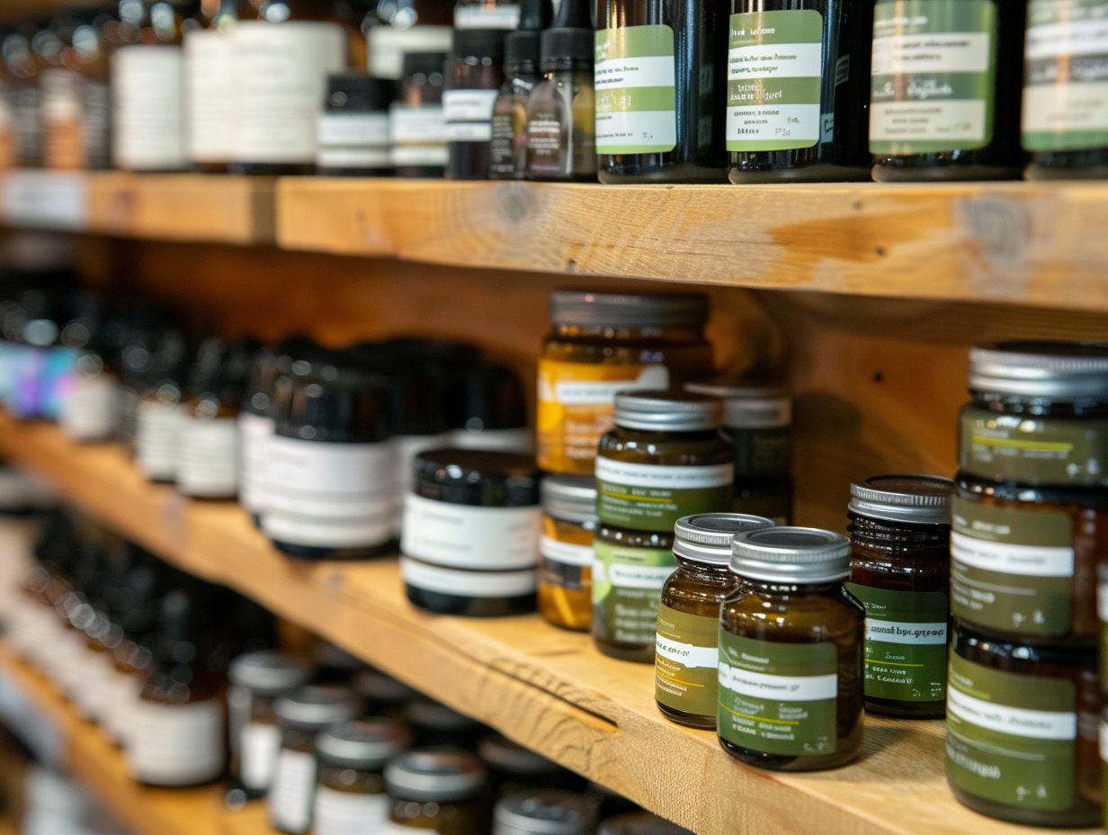 types of CBD topicals